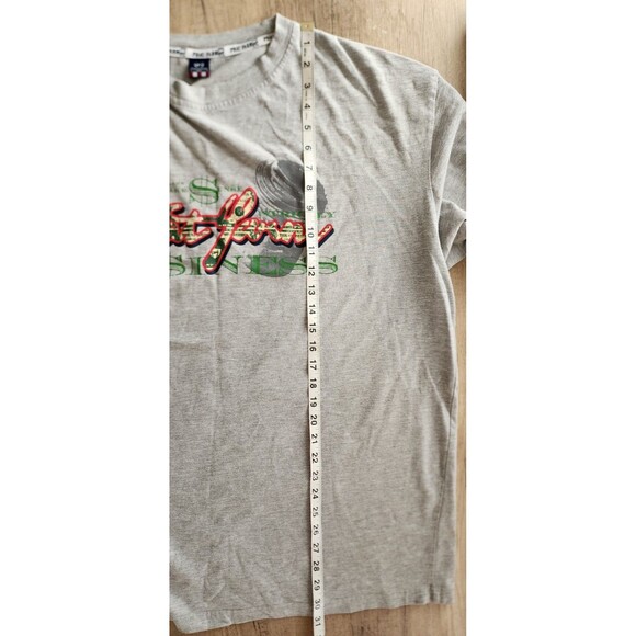 Vintage Phat Farm XXXL Long Sleeve Graphic Tee Y2K Gray Red - Picture 6 of 7